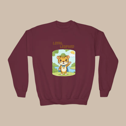 Comfy Kids Sweatshirt - Loyal Leopard