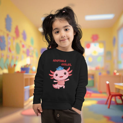 Toddler Sweatshirt - Adaptable Axolotl