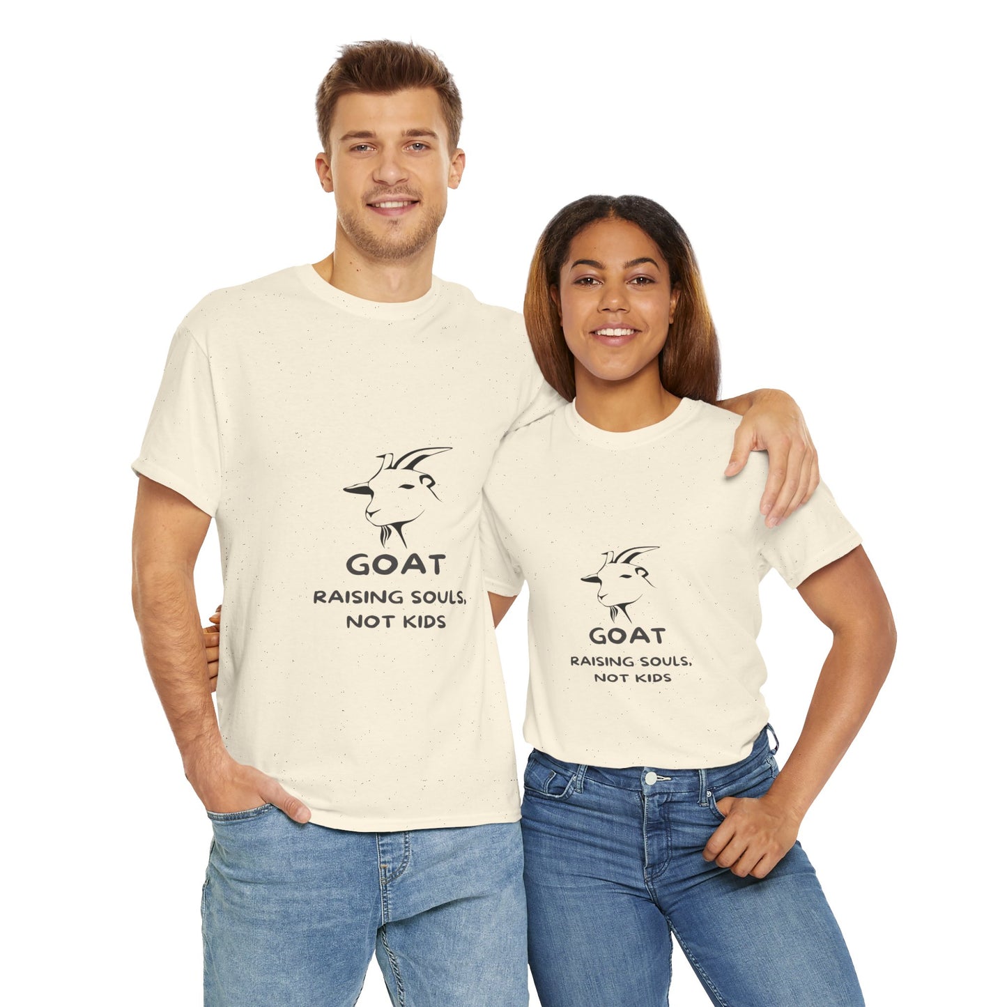 Comfy Cotton Tee - GOAT: Raising Souls, Not Kids
