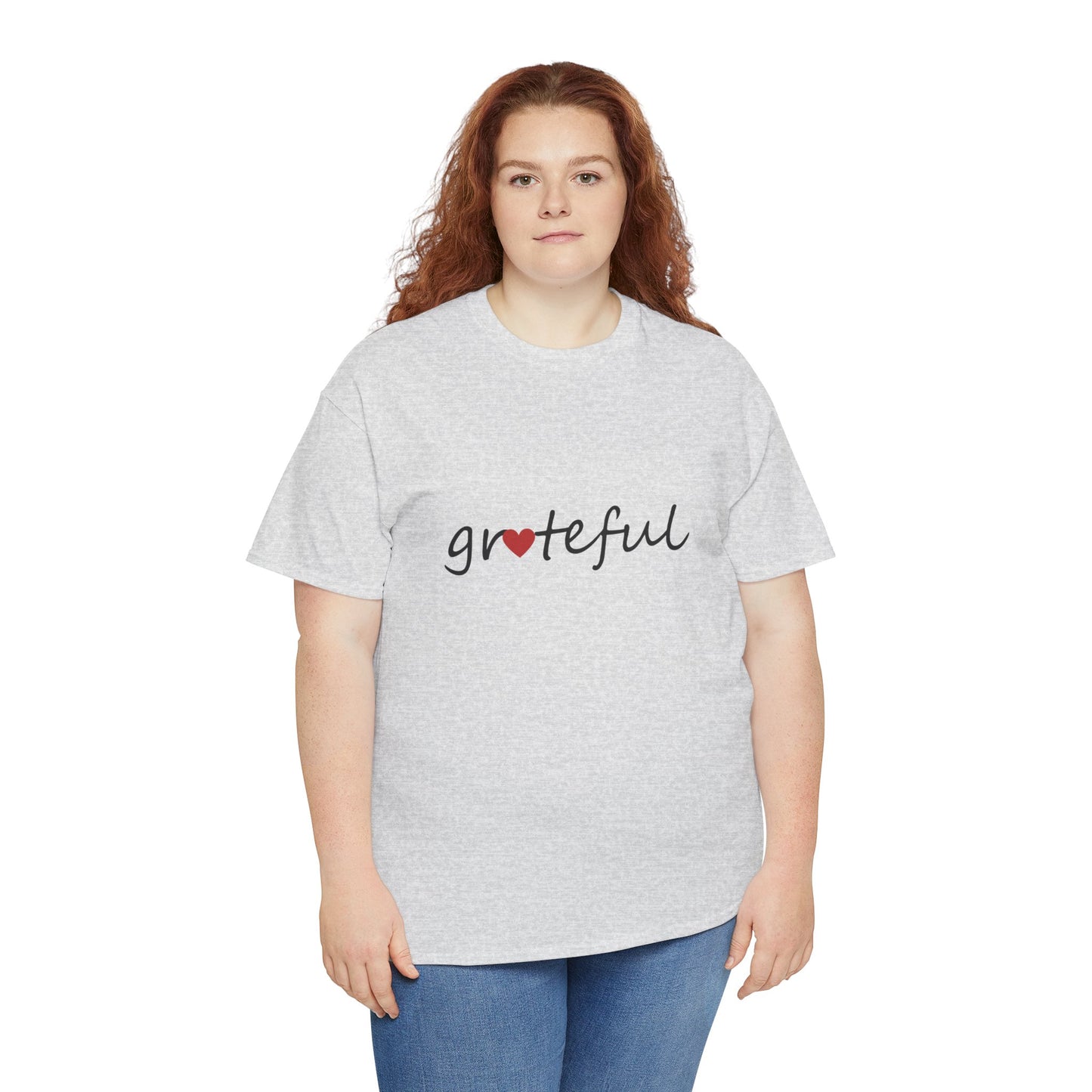 Comfy Cotton Tee - Grateful Heart