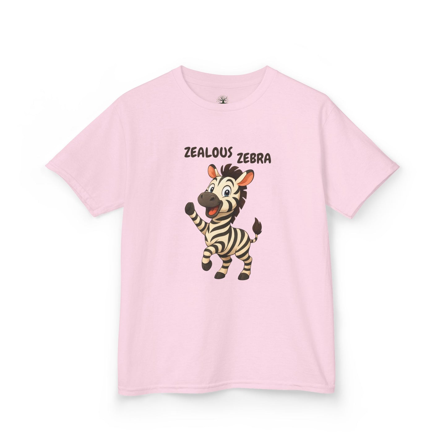 Comfy Kids Tee - Zealous Zebra