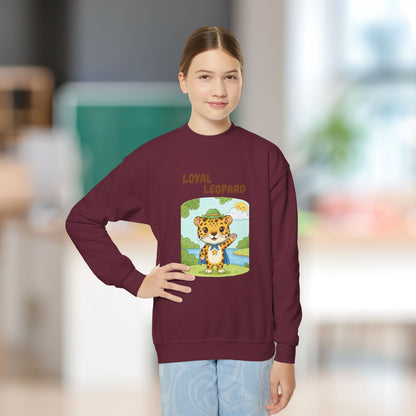 Comfy Kids Sweatshirt - Loyal Leopard