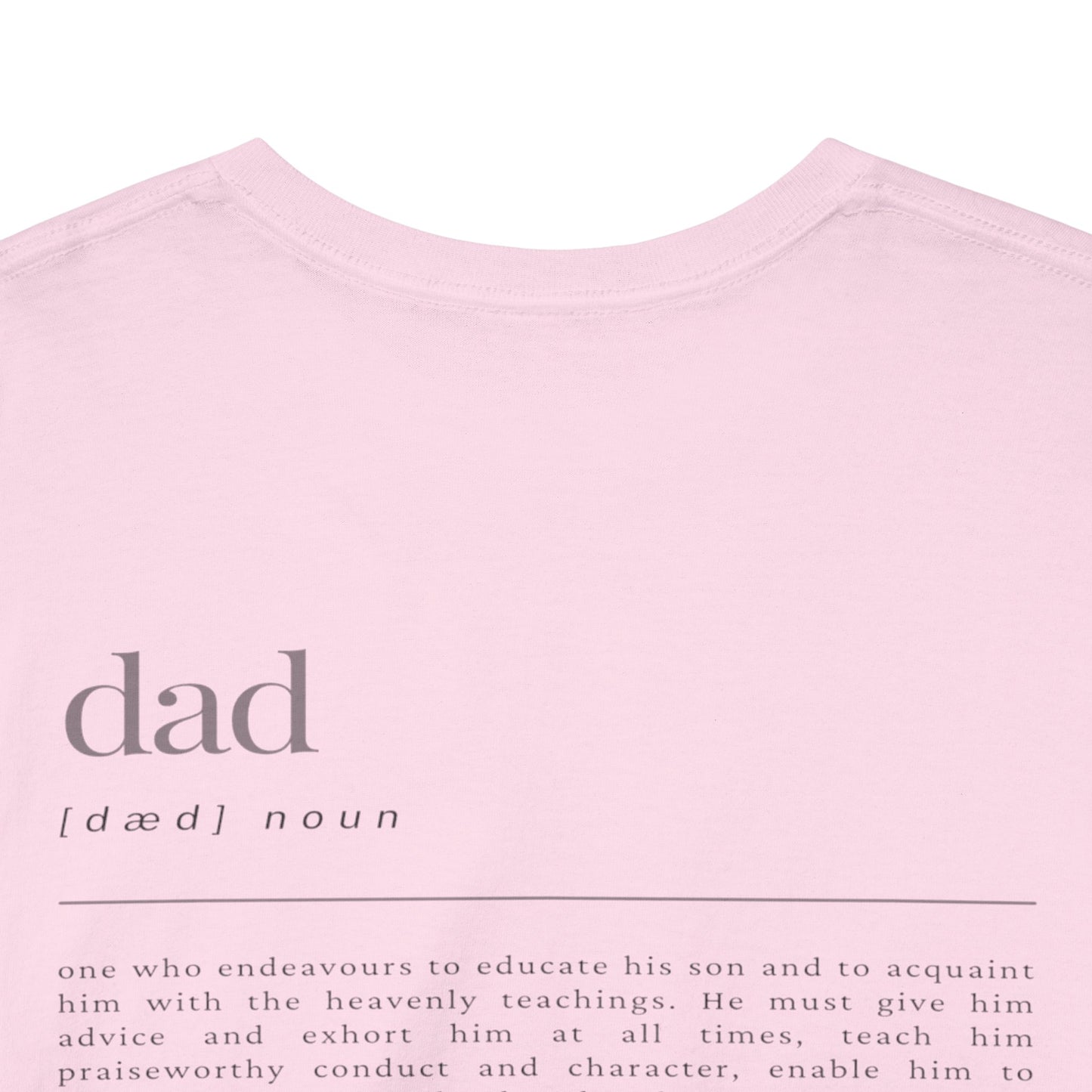 Comfy Cotton Tee - Dad: No Big Deal