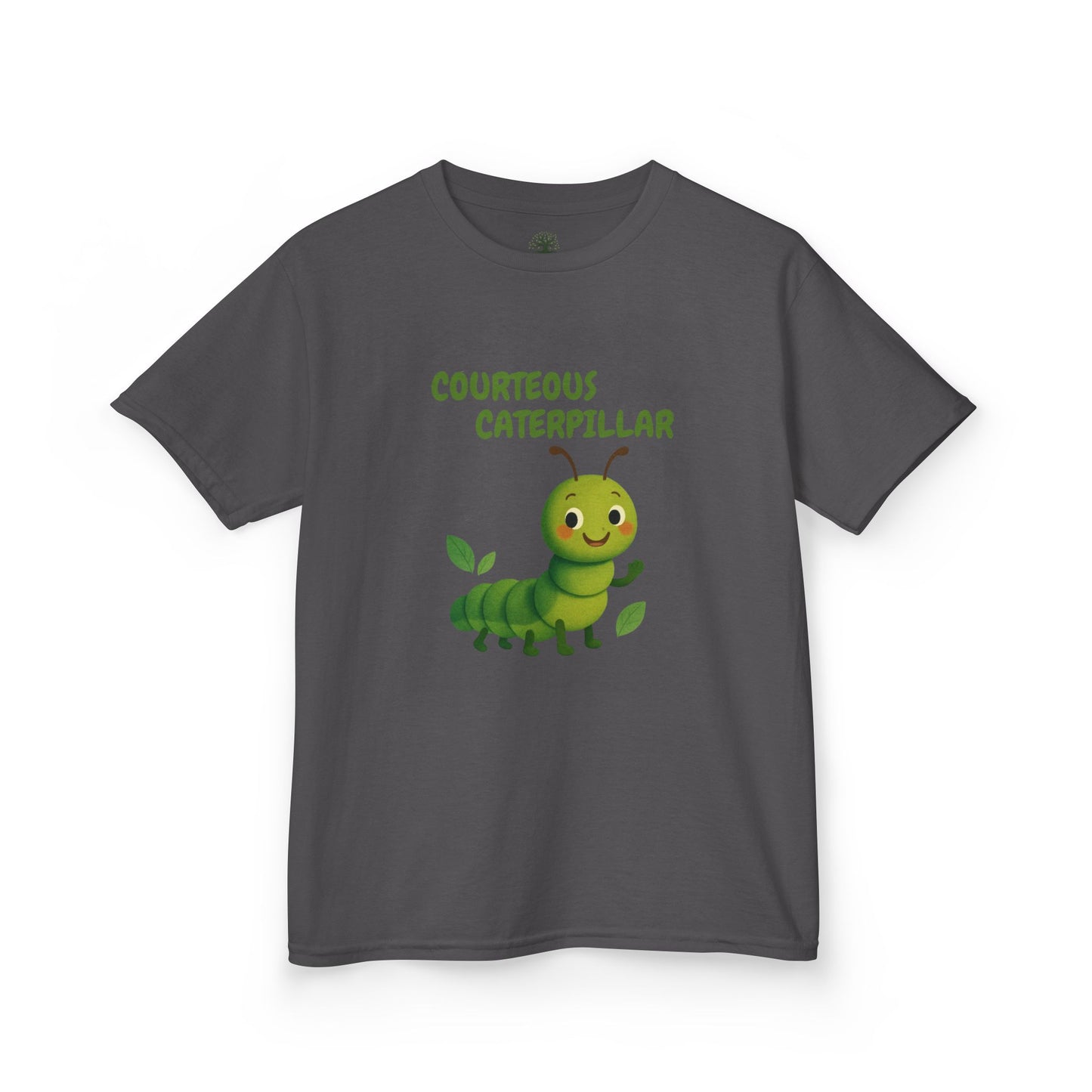 Comfy Kids Tee - Courteous Caterpillar