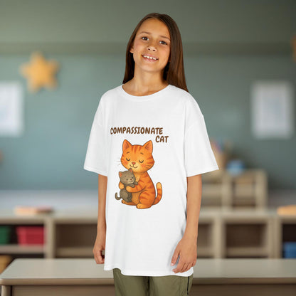 Comfy Kids Tee - Compassionate Cat