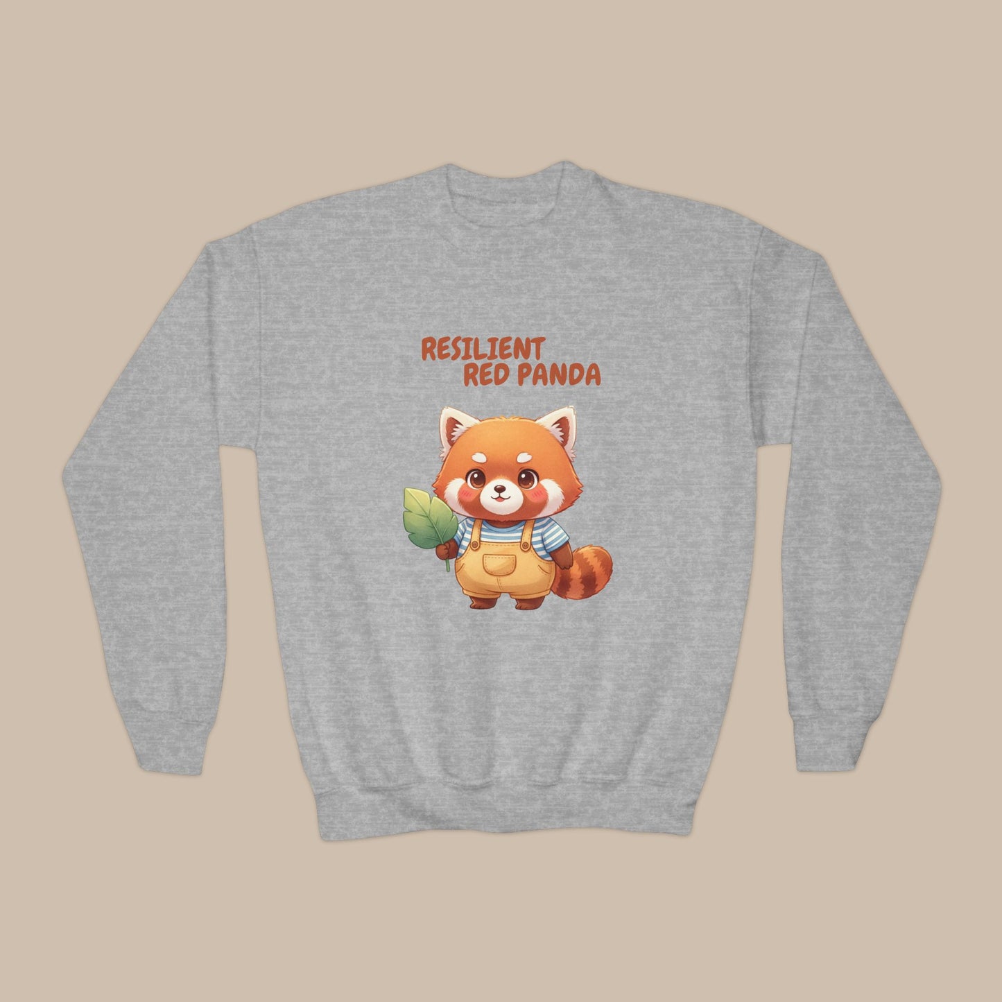 Comfy Kids Sweatshirt - Resilient Red Panda