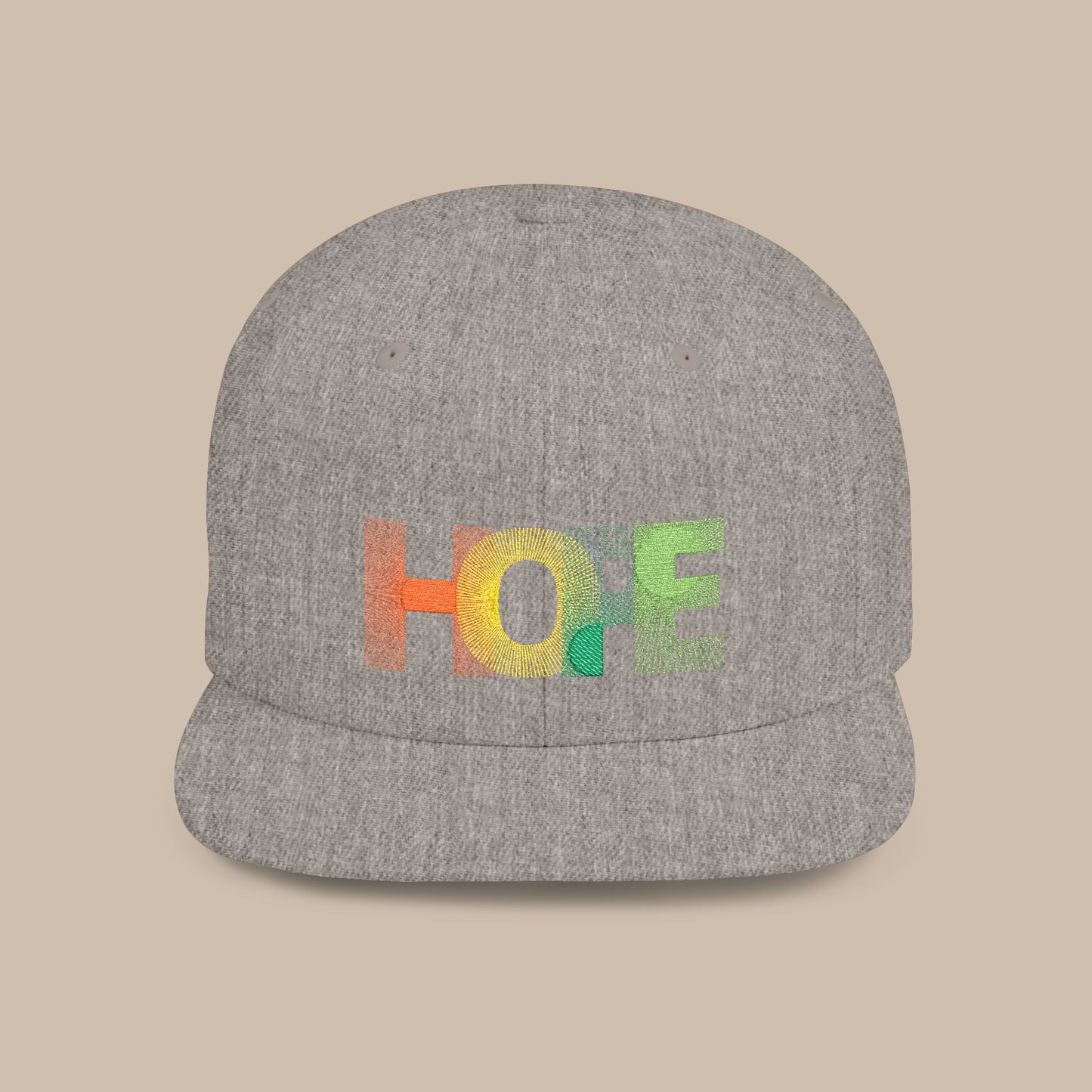 Flat Bill Snapback Cap - HOPE