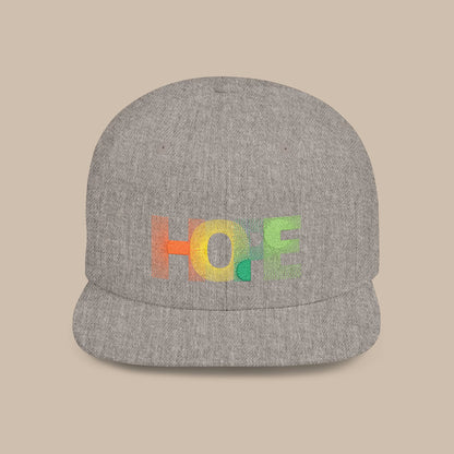 Flat Bill Snapback Cap - HOPE