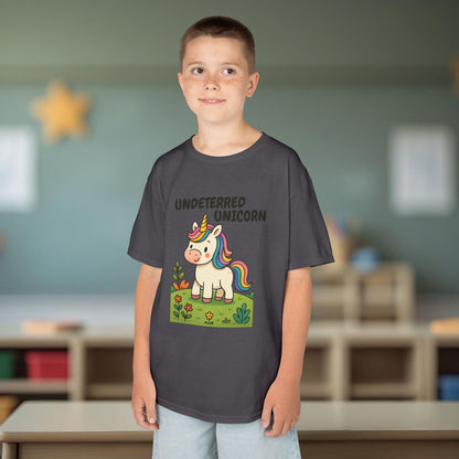 Comfy Kids Tee - Undeterred Unicorn