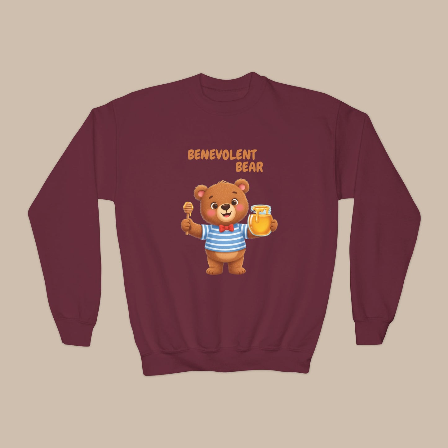 Comfy Kids Sweatshirt - Benevolent Bear