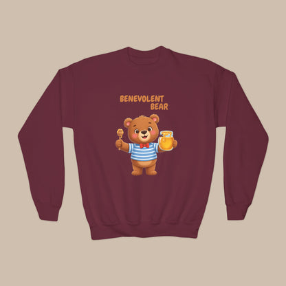 Comfy Kids Sweatshirt - Benevolent Bear