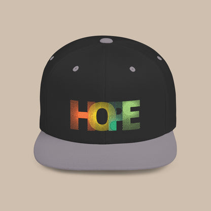 Flat Bill Snapback Cap - HOPE