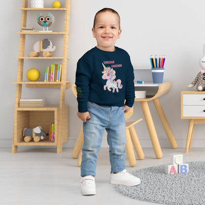 Toddler Sweatshirt - Unique Unicorn