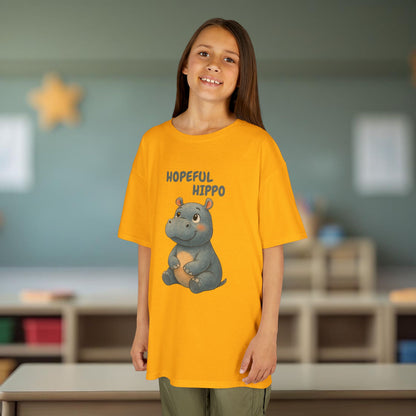 Comfy Kids Tee - Hopeful Hippo