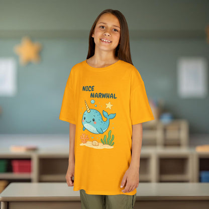 Comfy Kids Tee - Nice Narwhal
