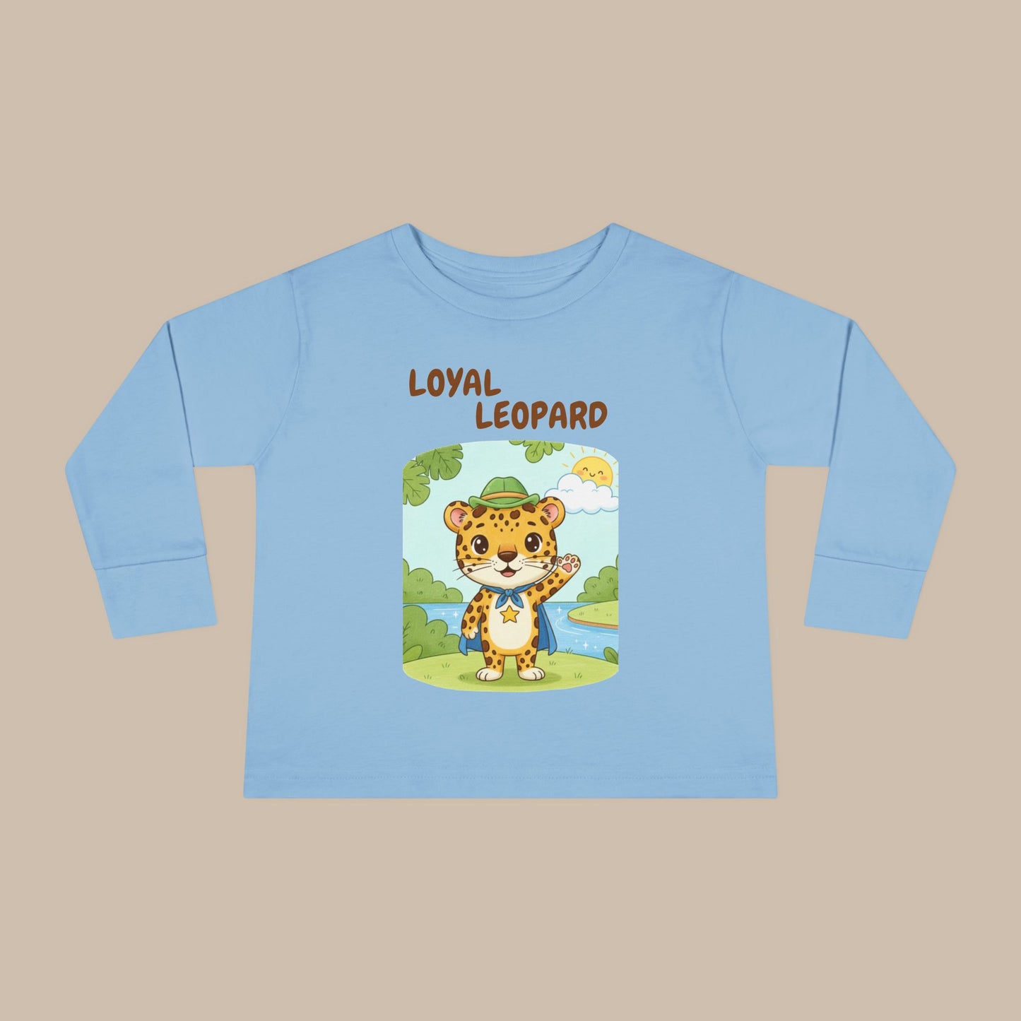 Toddler Long Sleeve Tee - Loyal Leopard