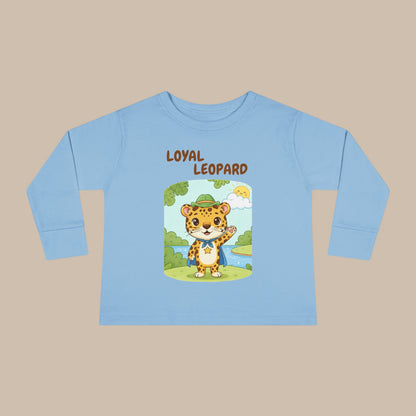 Toddler Long Sleeve Tee - Loyal Leopard