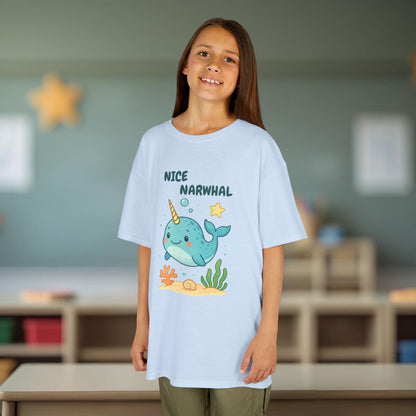 Comfy Kids Tee - Nice Narwhal
