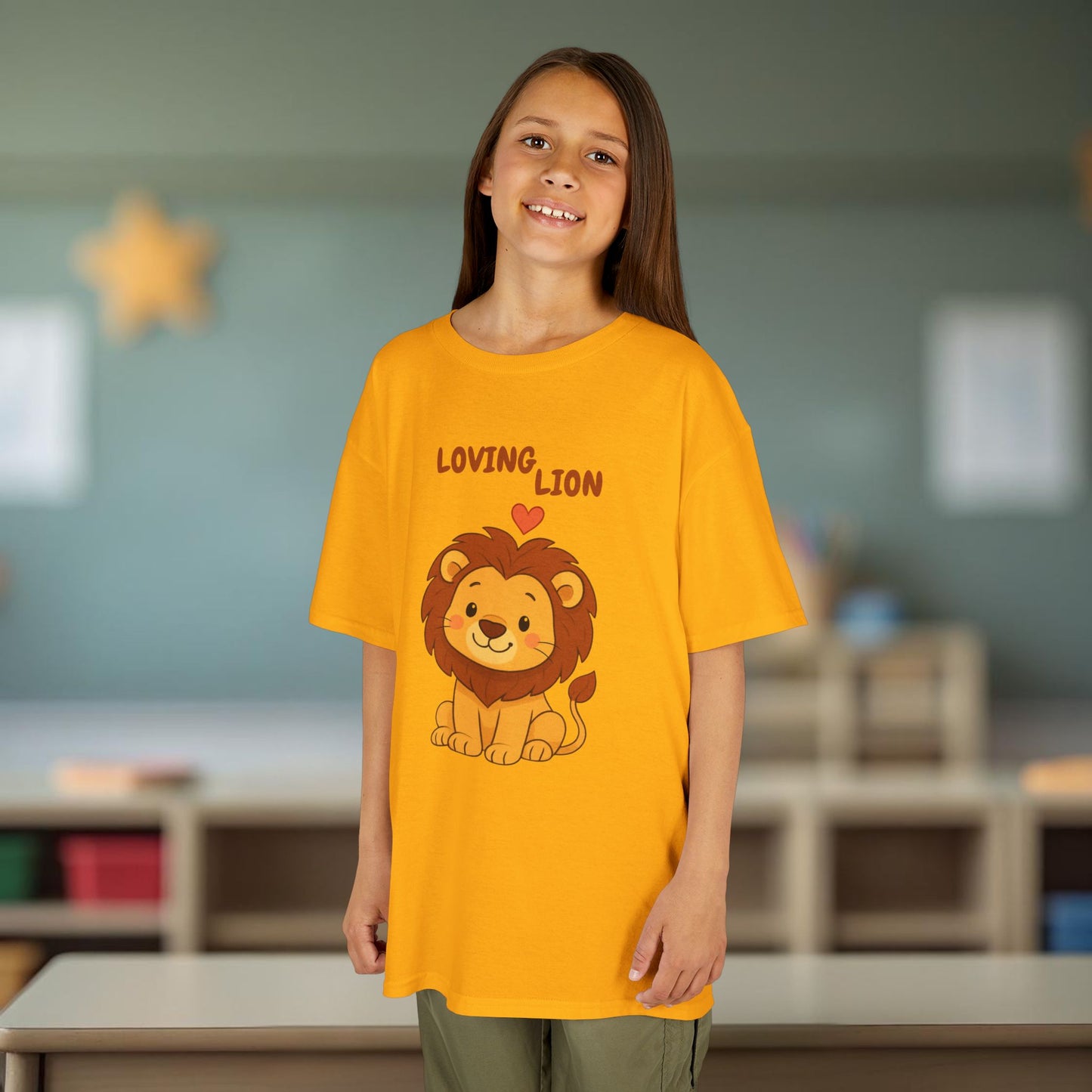 Comfy Kids Tee - Loving Lion