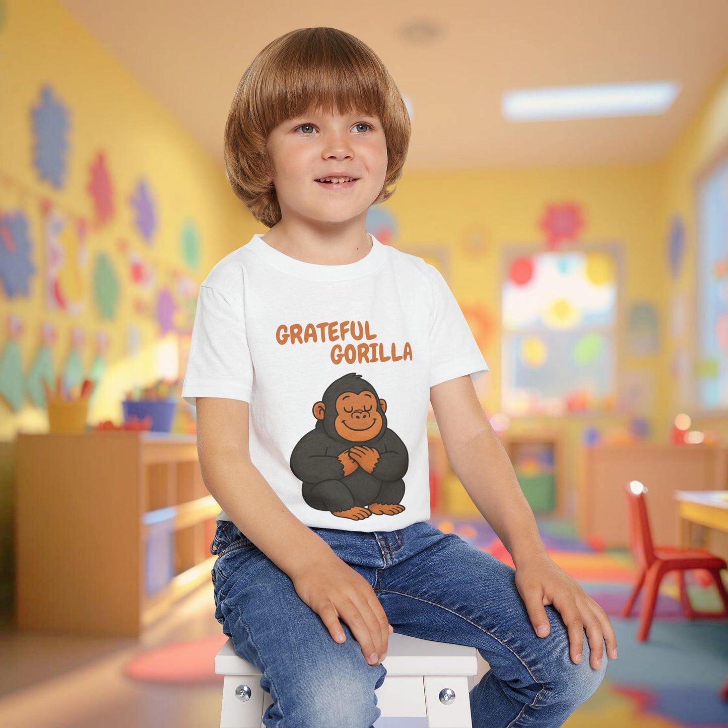 Toddler Tee - Grateful Gorilla
