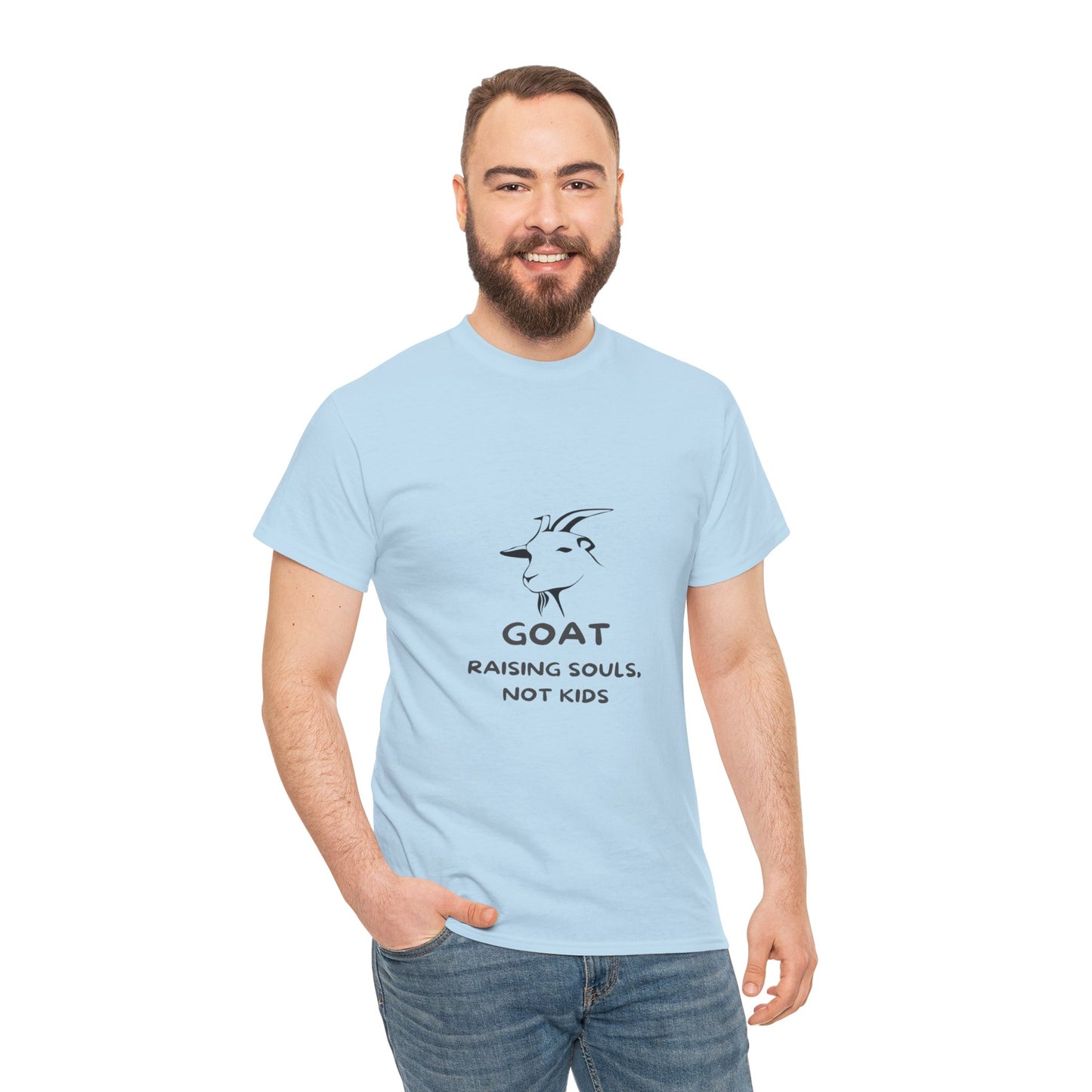 Comfy Cotton Tee - GOAT: Raising Souls, Not Kids