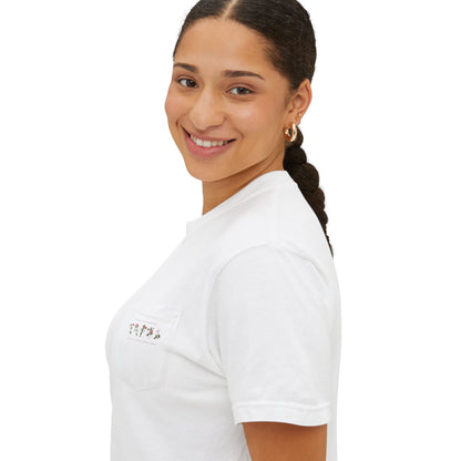 Garment-Dyed Pocket Tee - Different Paces and Strides