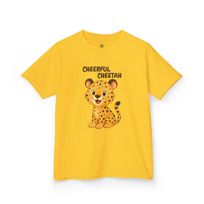 Comfy Kids Tee - Cheerful Cheetah