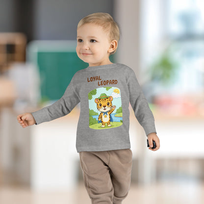 Toddler Long Sleeve Tee - Loyal Leopard