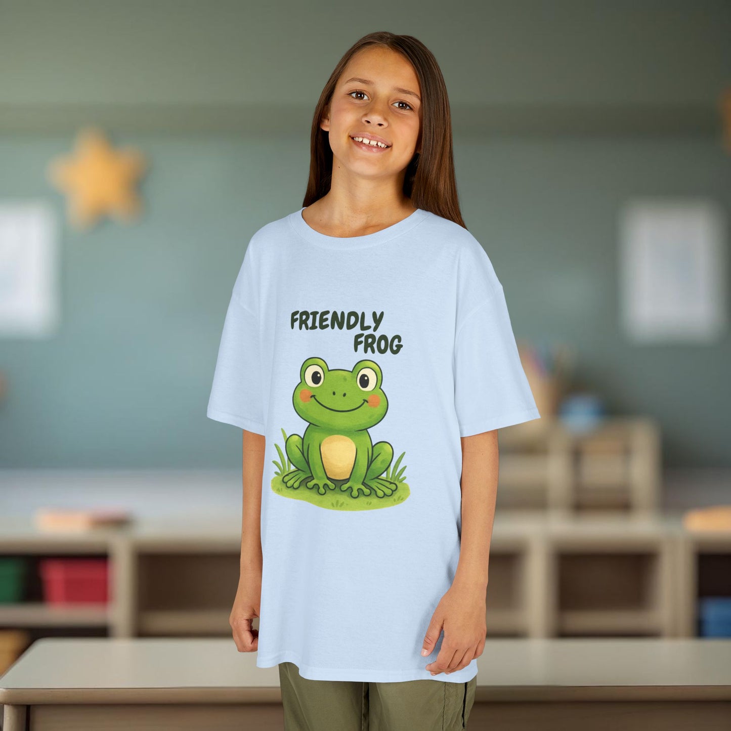 Comfy Kids Tee - Friendly Frog