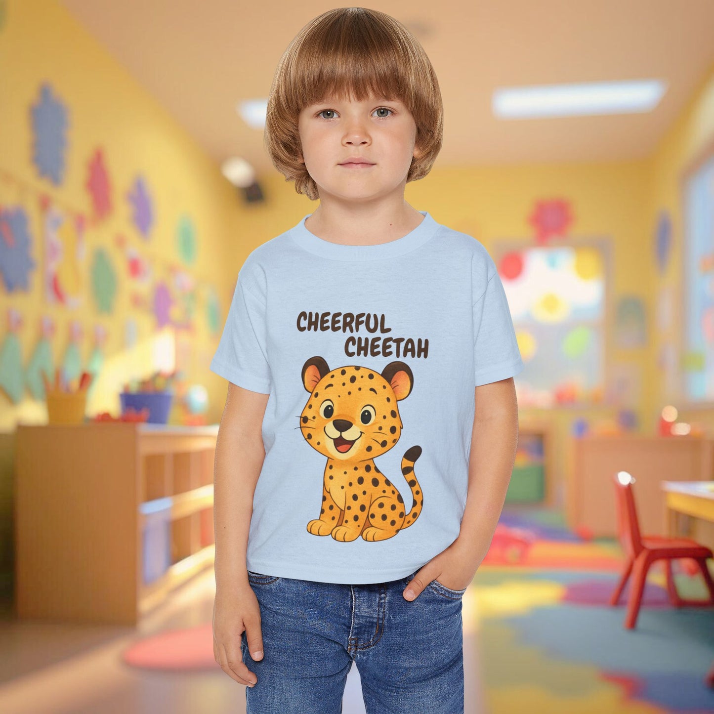 Toddler Tee - Cheerful Cheetah