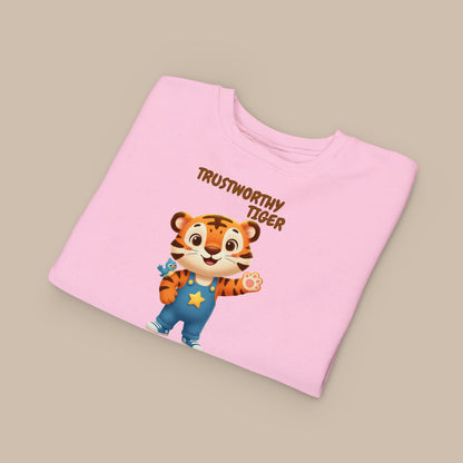 Toddler Sweatshirt - Trustworthy Tiger
