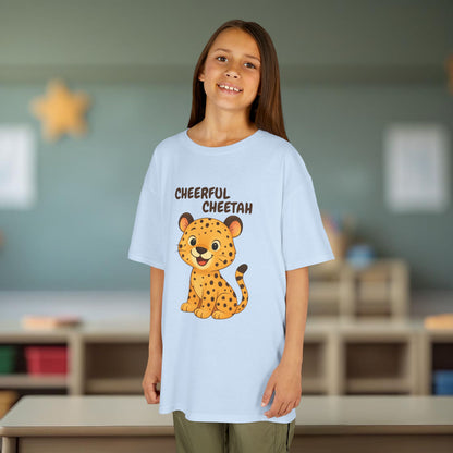 Comfy Kids Tee - Cheerful Cheetah