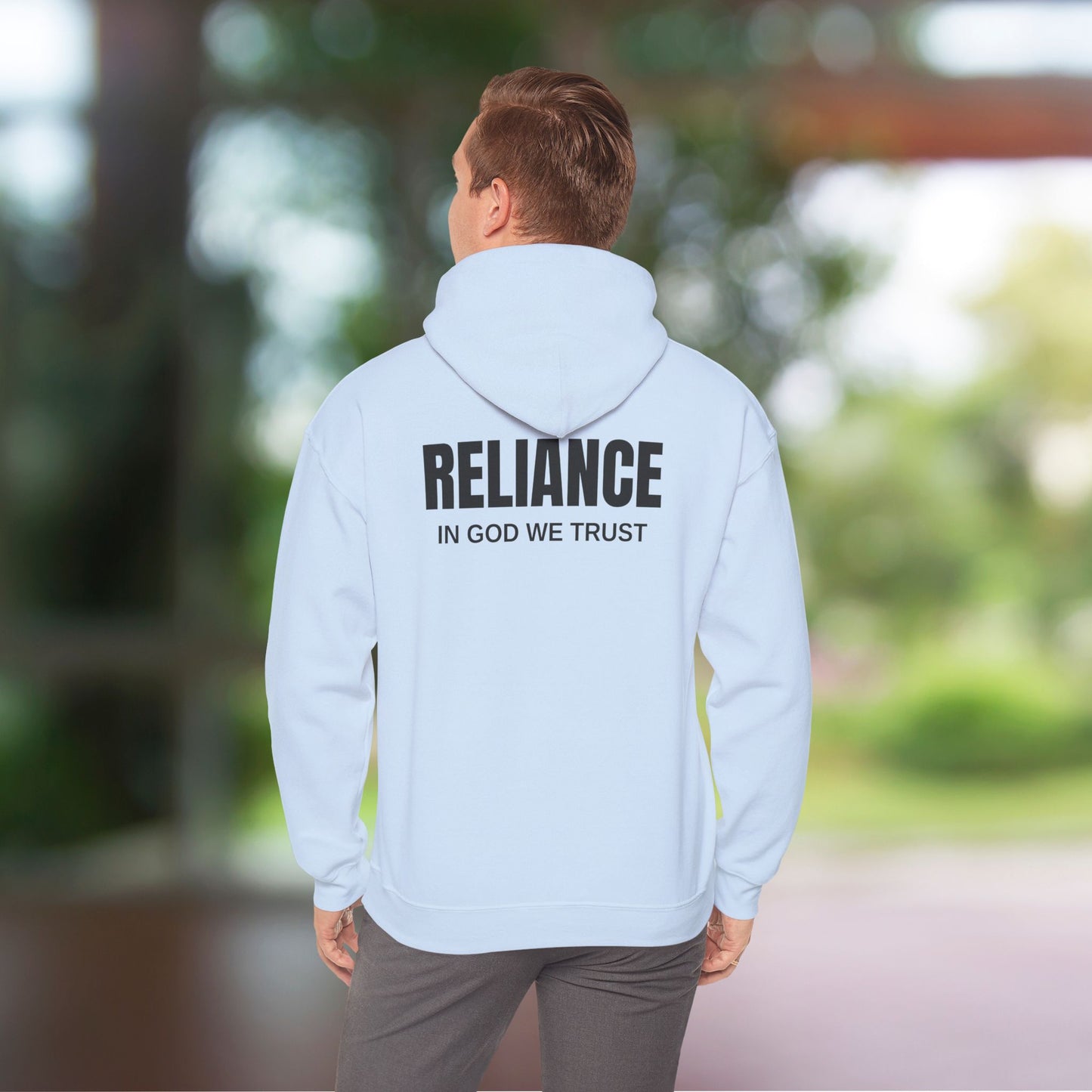 God Has Your Back Hoodie - RELIANCE: In God We Trust