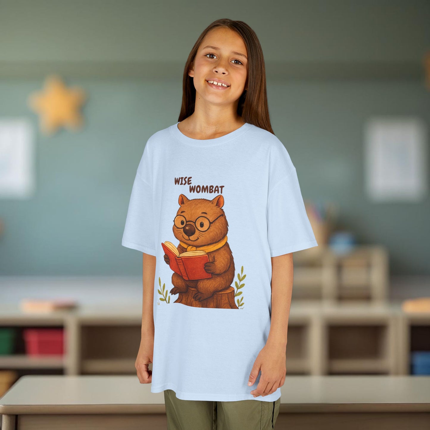 Comfy Kids Tee - Wise Wombat