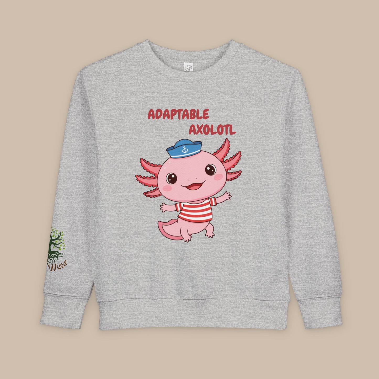 Toddler Sweatshirt - Adaptable Axolotl