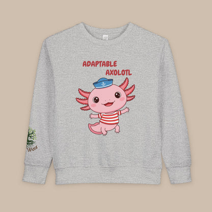 Toddler Sweatshirt - Adaptable Axolotl