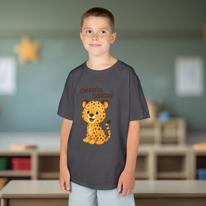 Comfy Kids Tee - Cheerful Cheetah