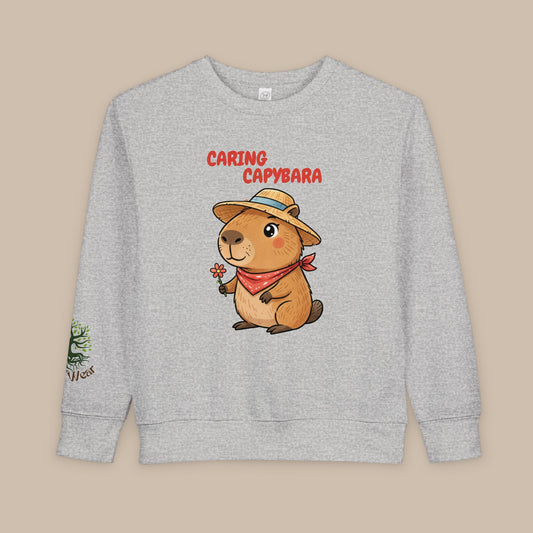 Toddler Sweatshirt - Caring Capybara