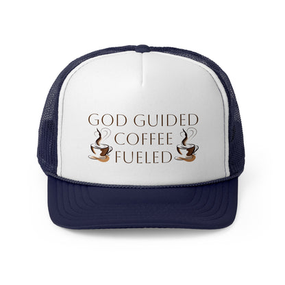 Trucker Cap - God Guided, Coffee Fueled
