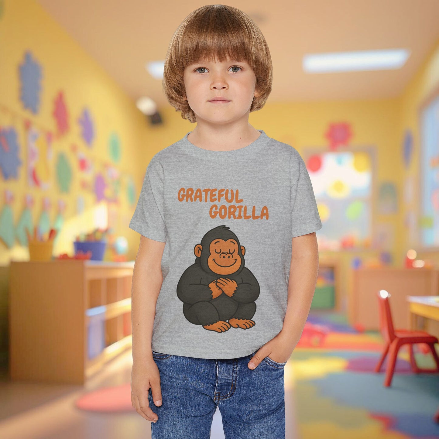 Toddler Tee - Grateful Gorilla