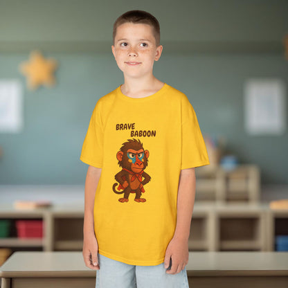 Comfy Kids Tee - Brave Baboon