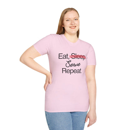 Soft & Stylish Tee - Eat, Serve, Repeat