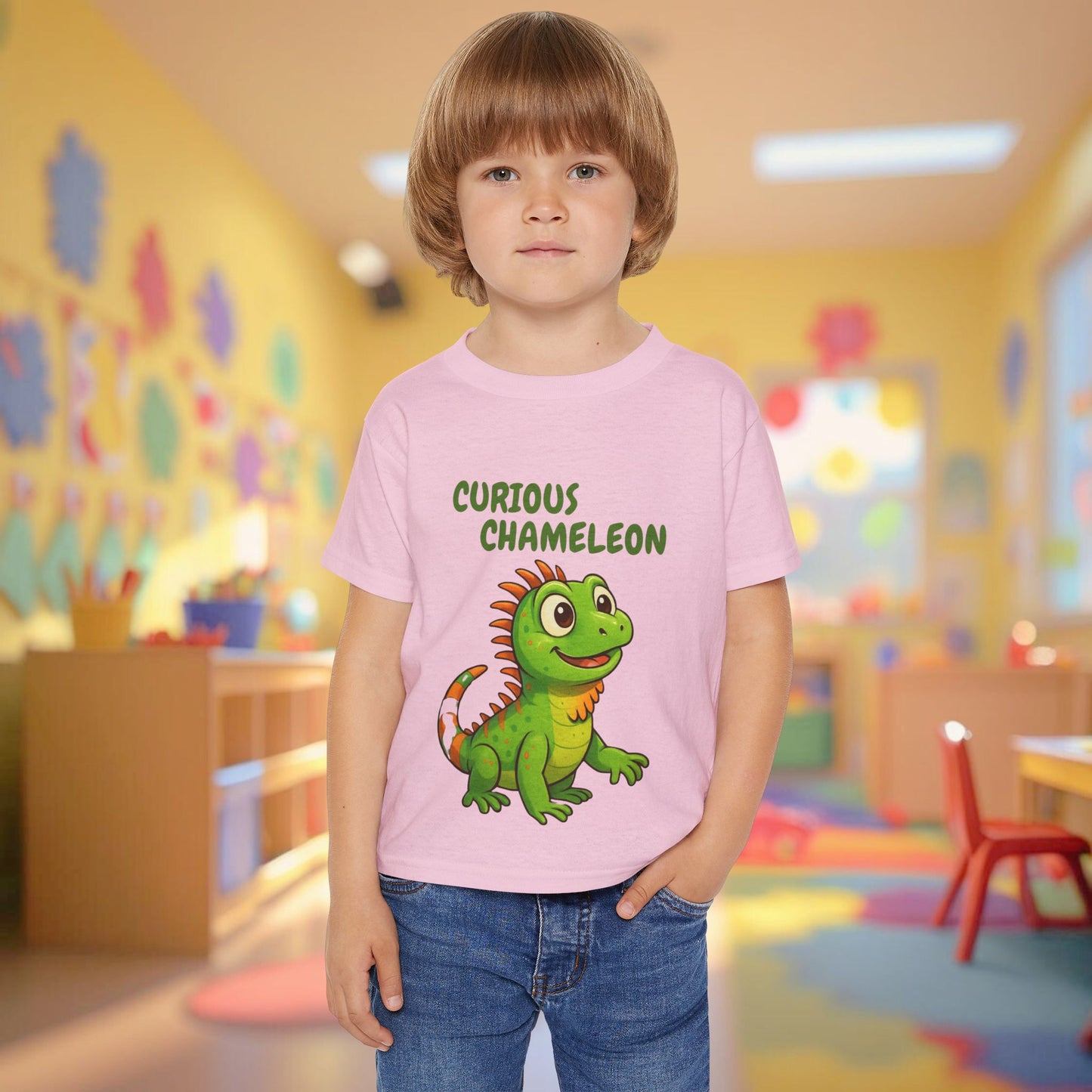 Toddler Tee - Curious Chameleon