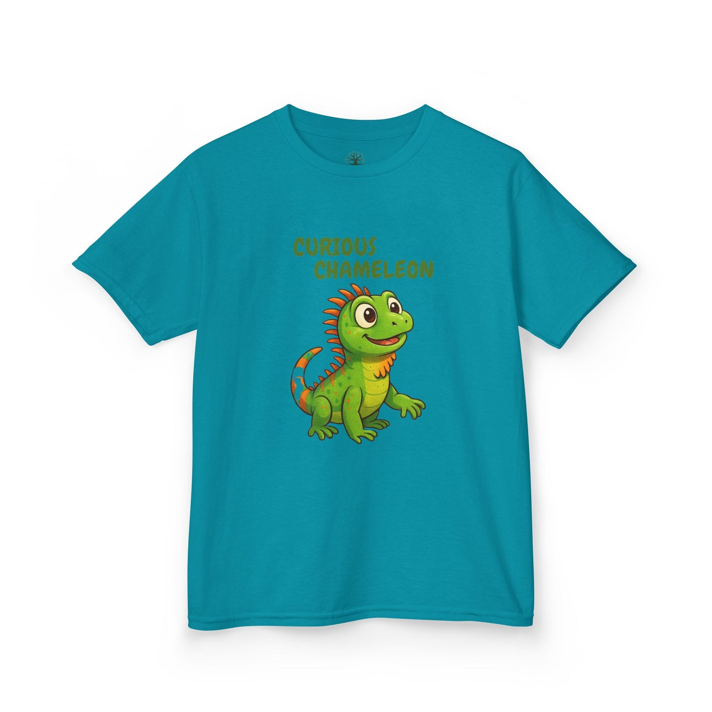 Comfy Kids Tee - Curious Chameleon
