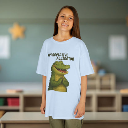 Comfy Kids Tee - Appreciative Alligator