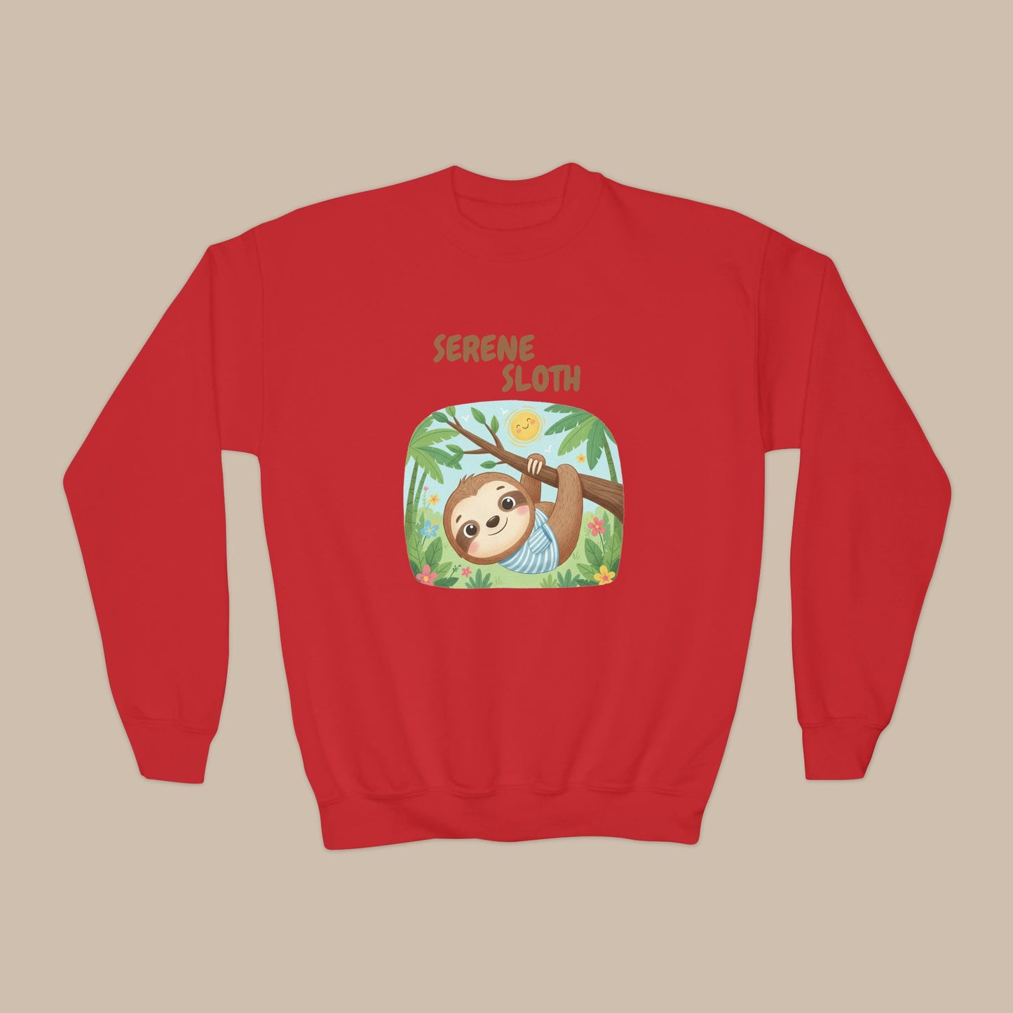 Comfy Kids Sweatshirt - Serene Sloth