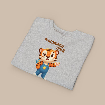 Toddler Sweatshirt - Trustworthy Tiger