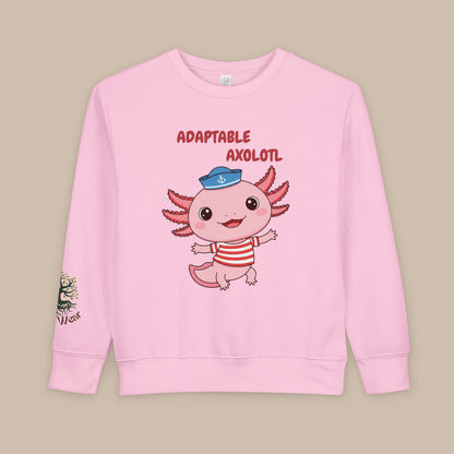 Toddler Sweatshirt - Adaptable Axolotl
