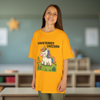 Comfy Kids Tee - Undeterred Unicorn