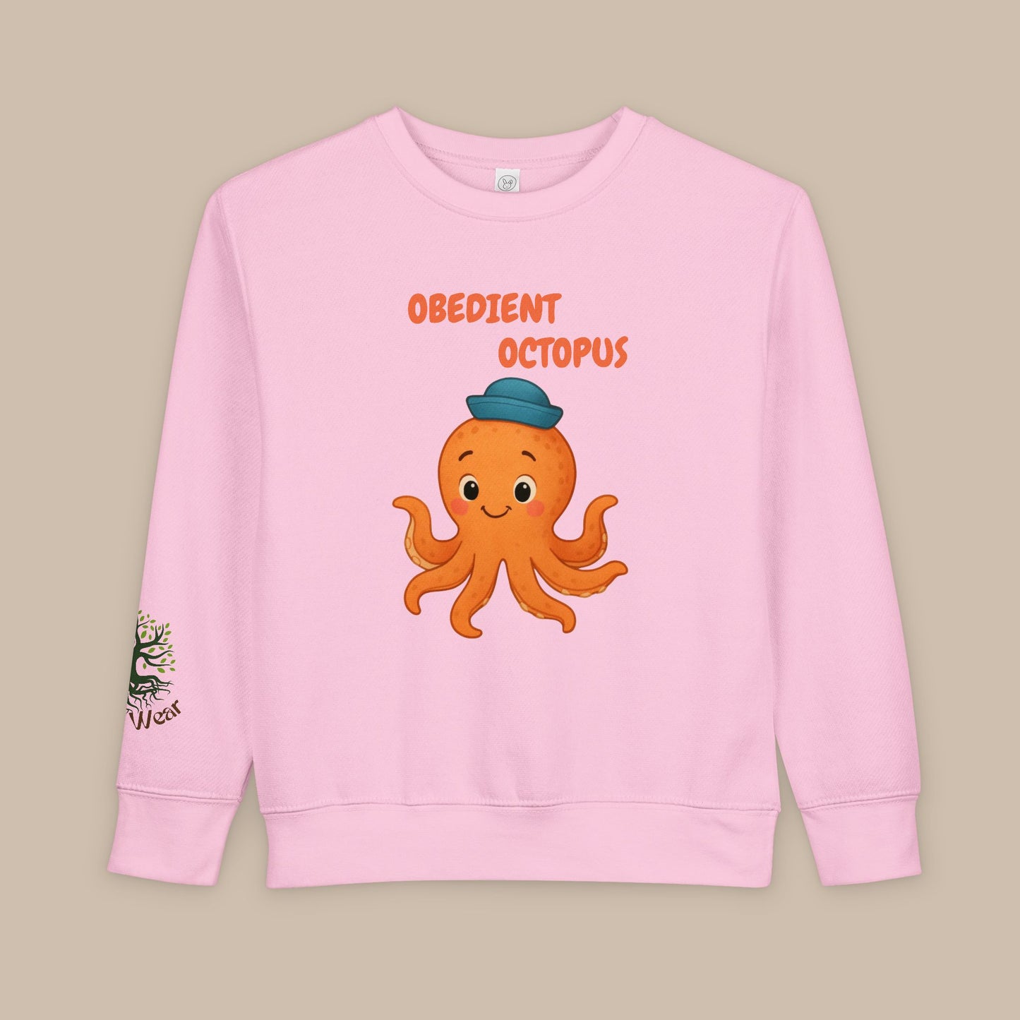 Toddler Sweatshirt - Obedient Octopus